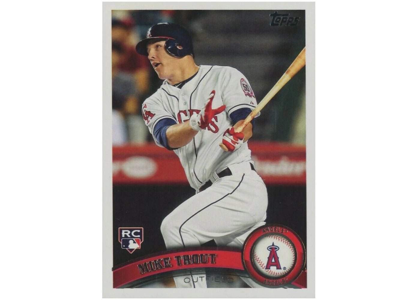 Mike Trout 2011 Topps Update Rookie #US175 (Ungraded)
