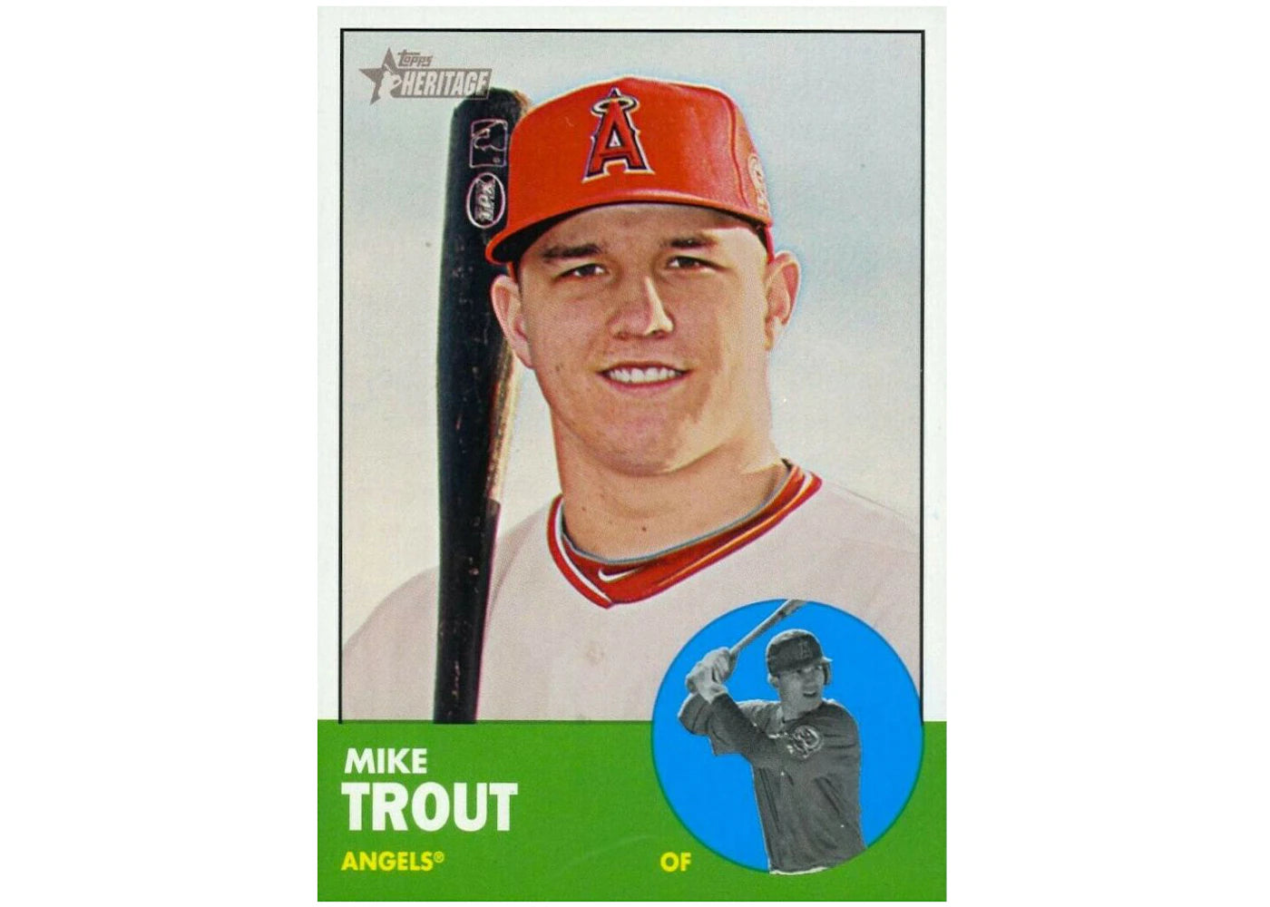 Mike Trout 2012 Topps Heirtage #207 (Ungraded)