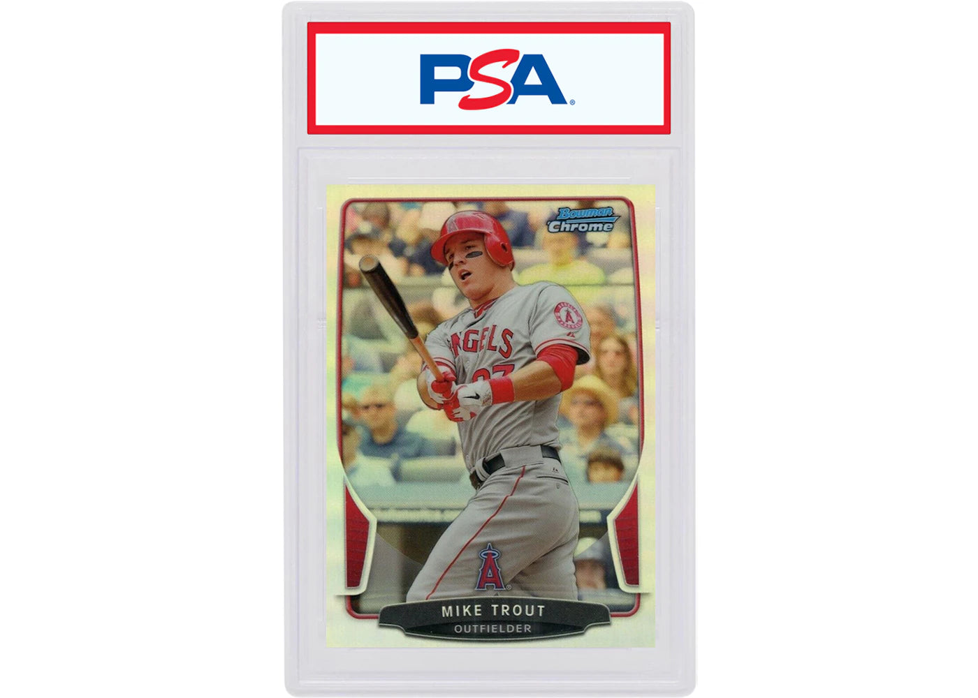 Mike Trout 2013 Bowman Chrome Refractor #50 (PSA or BGS Graded)