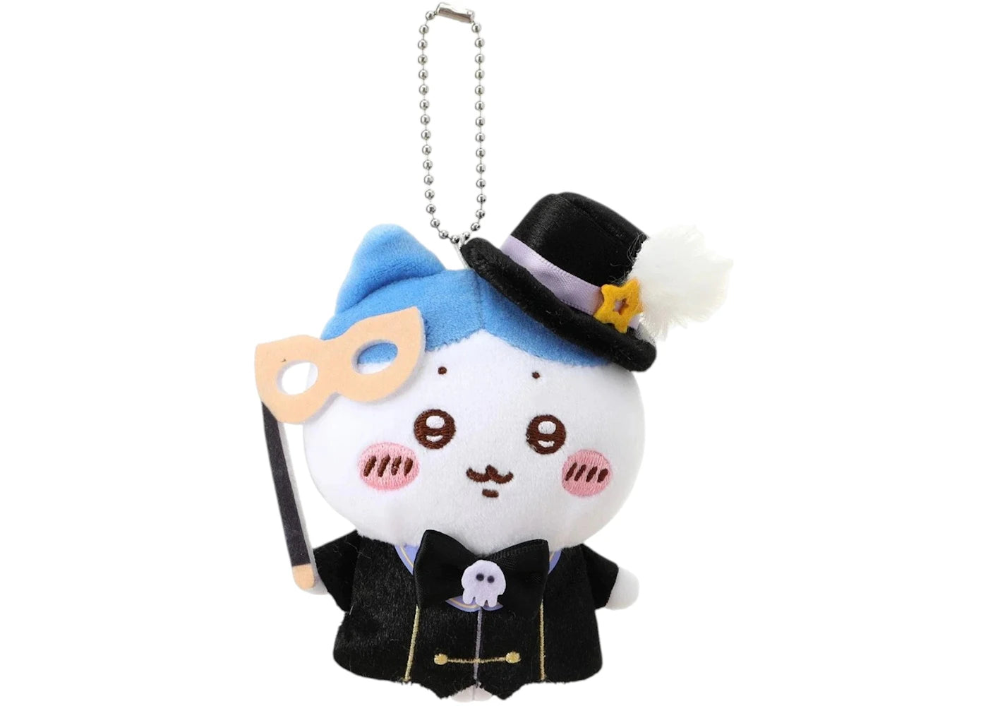 Miniso Chiikawa Magical Circus Series Halloween Season Hachiware Plush Keychain