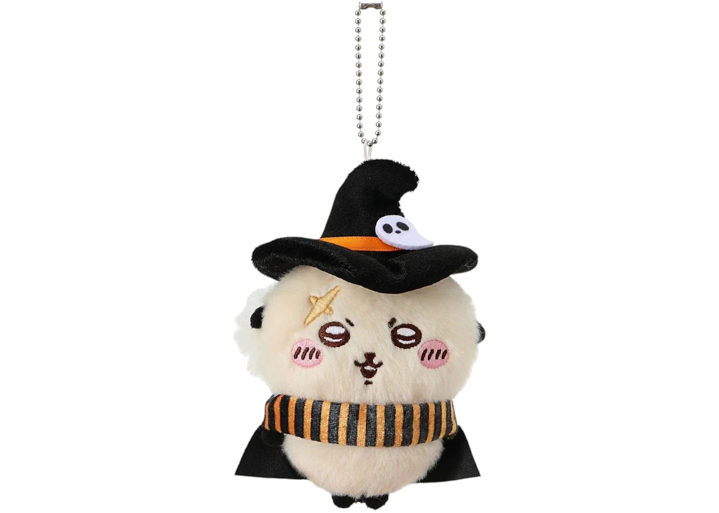 Miniso Chiikawa Magical Circus Series Halloween Season Rakko Plush Keychain