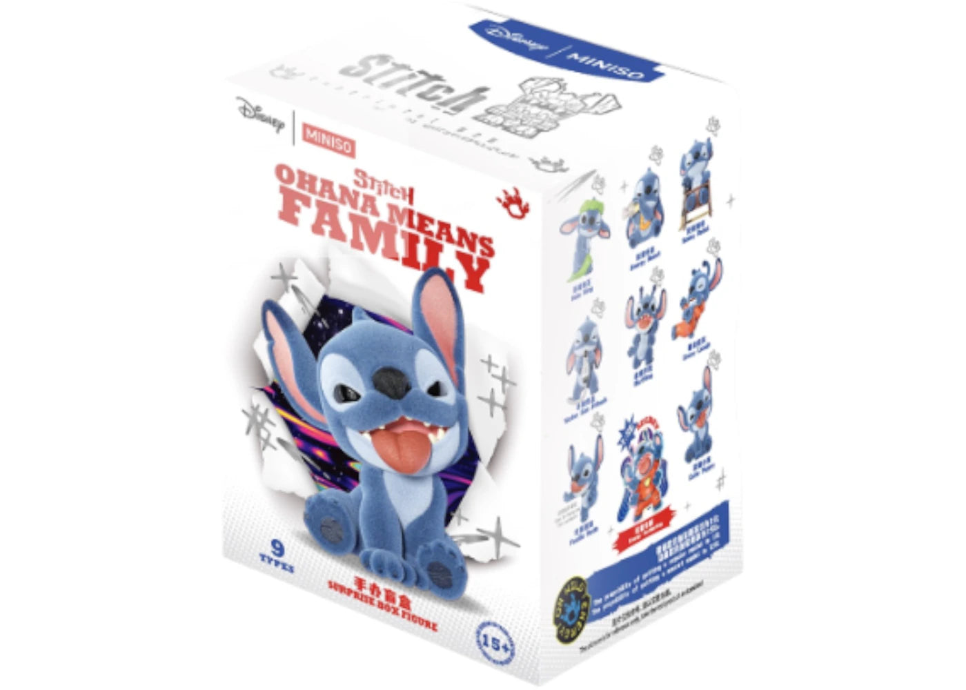 Miniso Disney Stitch Ohana Means Family Series Figure Single Blind Box