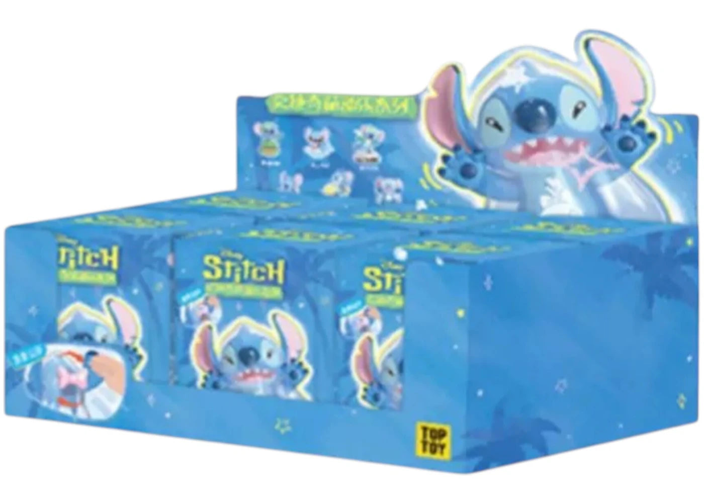 Miniso Top Toy Disney Stitch Cute Action Series Figures Sealed Case (6 Blind Box)