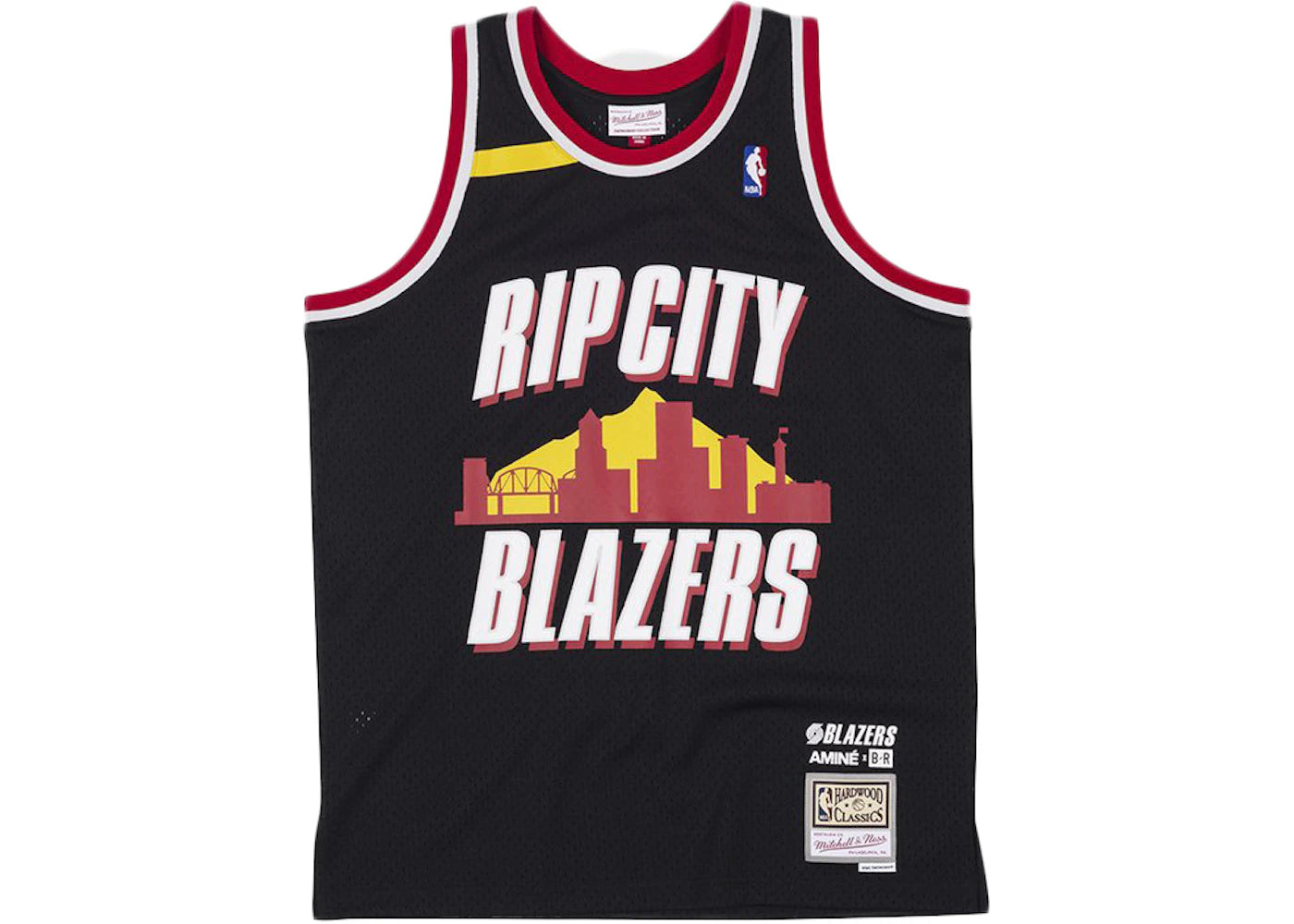 Mitchell & Ness Amine x Portland Trail Blazers Swingman Jersey Black