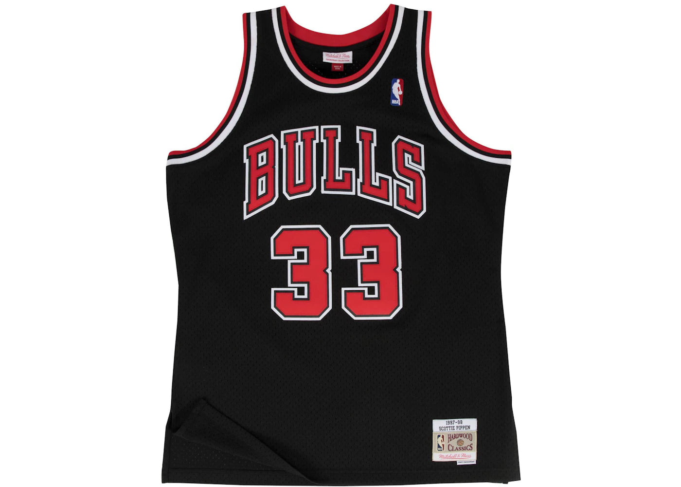 Mitchell & Ness Chicago Bulls Alternate 1997-98 Scottie Pippen Swingman Jersey Black