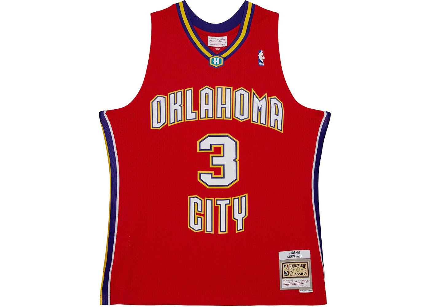 Mitchell & Ness Chris Paul New Orleans Hornets Alternate 2006-07 Swingman NBA Jersey Red