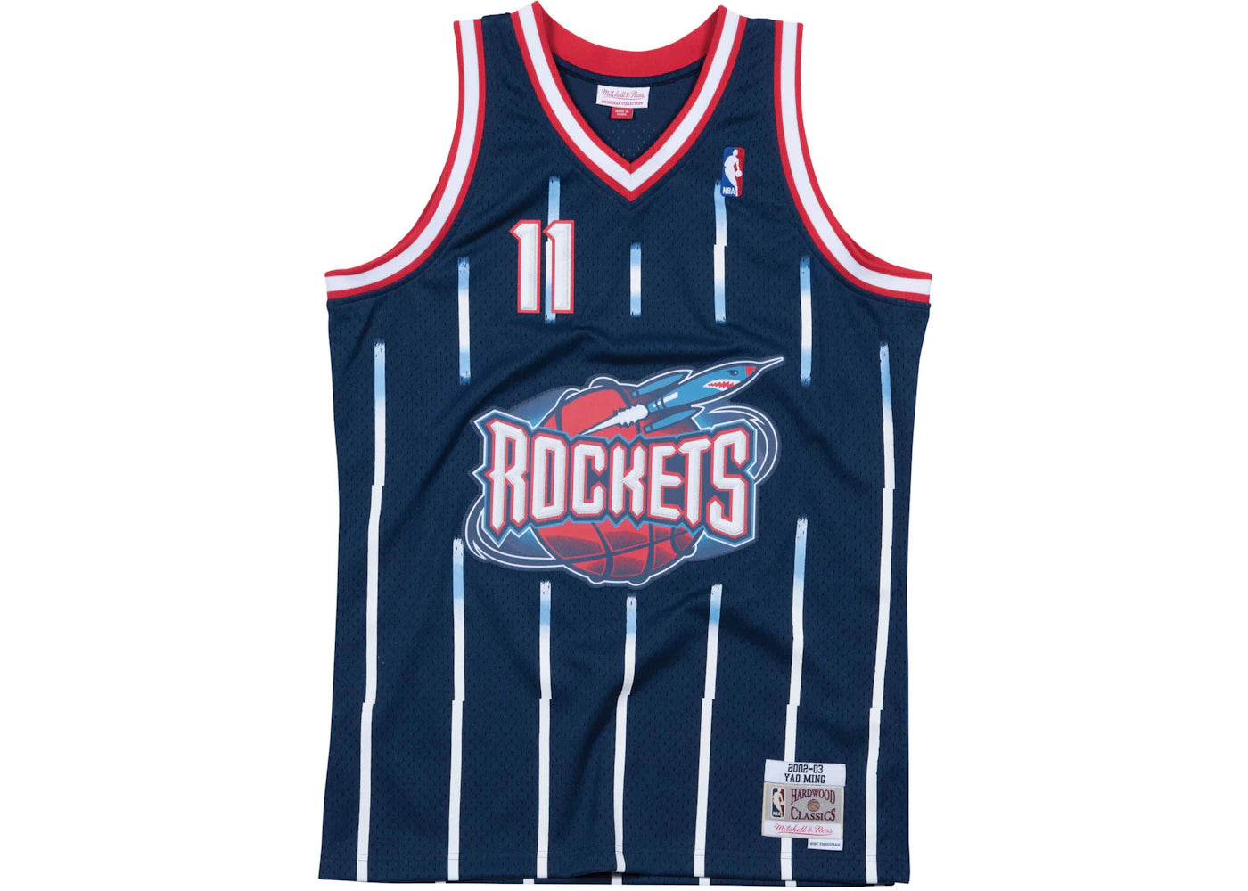 Mitchell & Ness Houston Rockets Road 2002-03 Yao Ming Swingman Jersey Navy