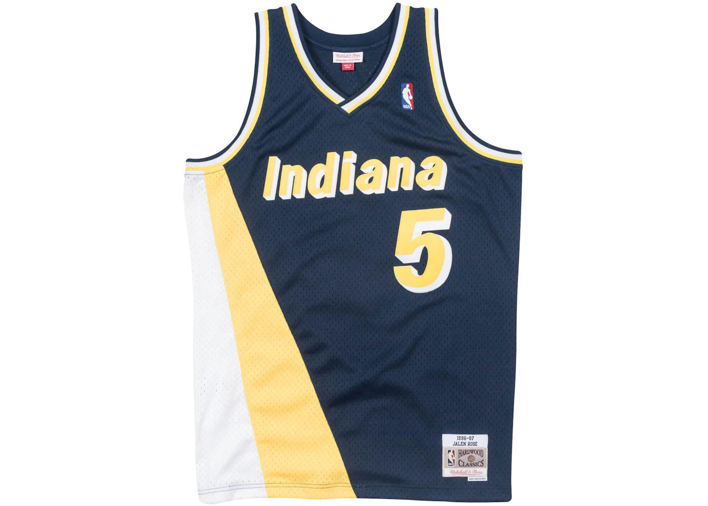 Mitchell & Ness Indiana Pacers 1996-97 Jalen Rose Swingman Jersey Navy Blue