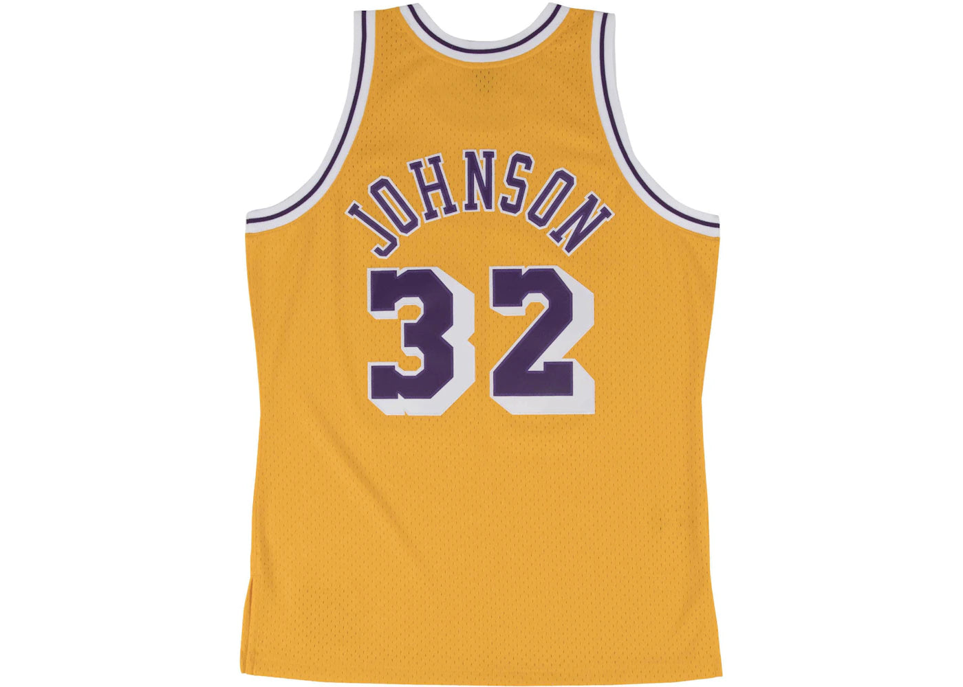 Mitchell & Ness Los Angeles Lakers Home 1984-85 Magic Johnson Swingman Jersey Light Gold
