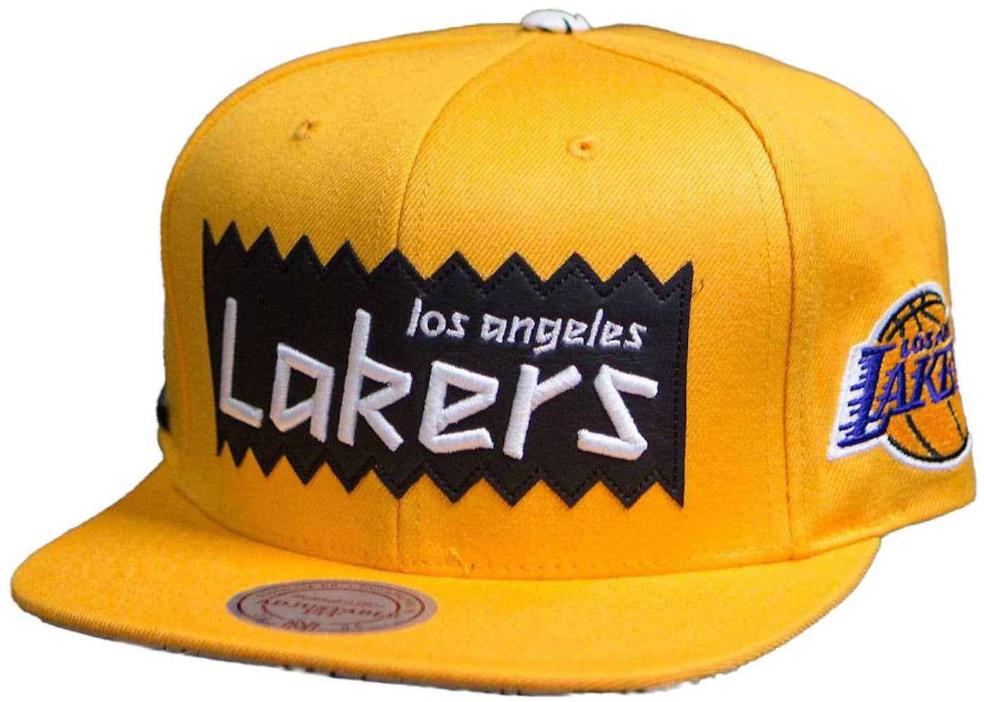 Mitchell & Ness Los Angeles Lakers STA3 Wool Snapback Cap Gold