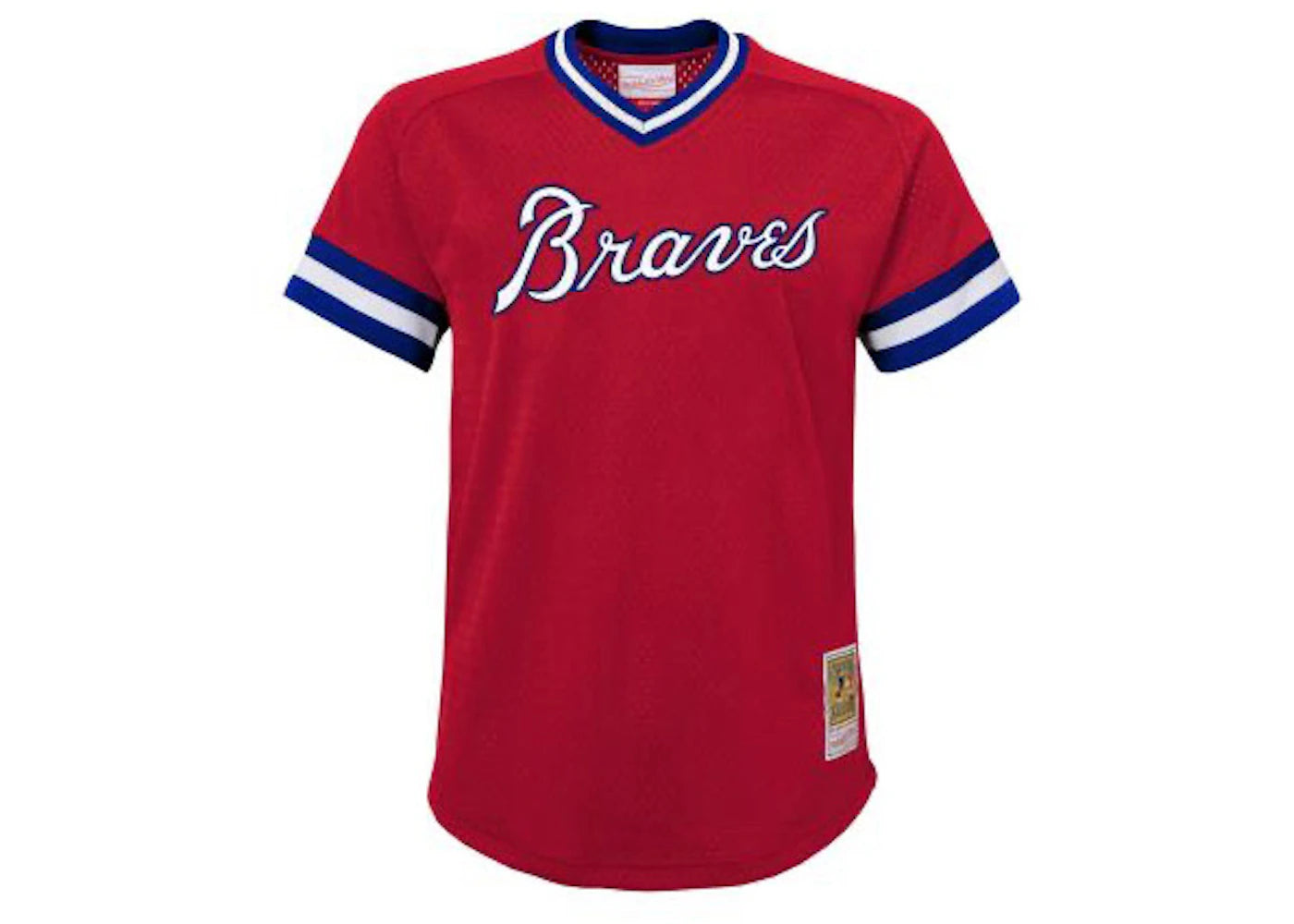 Mitchell & Ness MLB Kids Atlanta Braves Dale Murphy 1980 Authentic Mesh Bp Jersey Scarlet Red