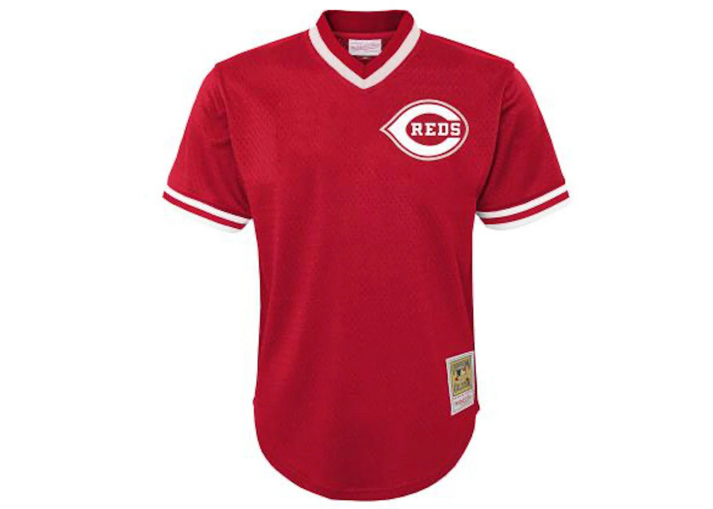 Mitchell & Ness MLB Kids Cincinnati Reds Johnny Bench 1983 Authentic Mesh BP Jersey Scarlet Red