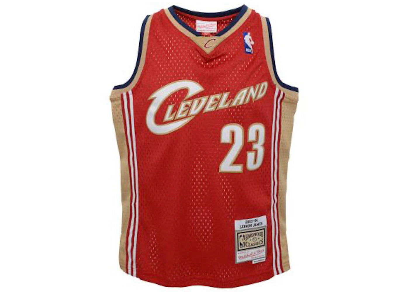 Mitchell & Ness NBA Kids Cleveland Cavaliers James LeBron 2003-04 Swingman Road Jersey Red
