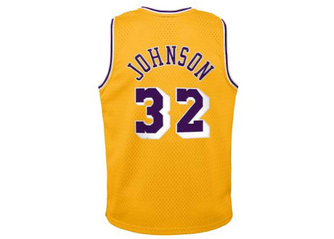 Mitchell & Ness NBA Kids Los Angeles Lakers Magic Johnson 1984- 1985 Swingman Home Jersey Light Gold