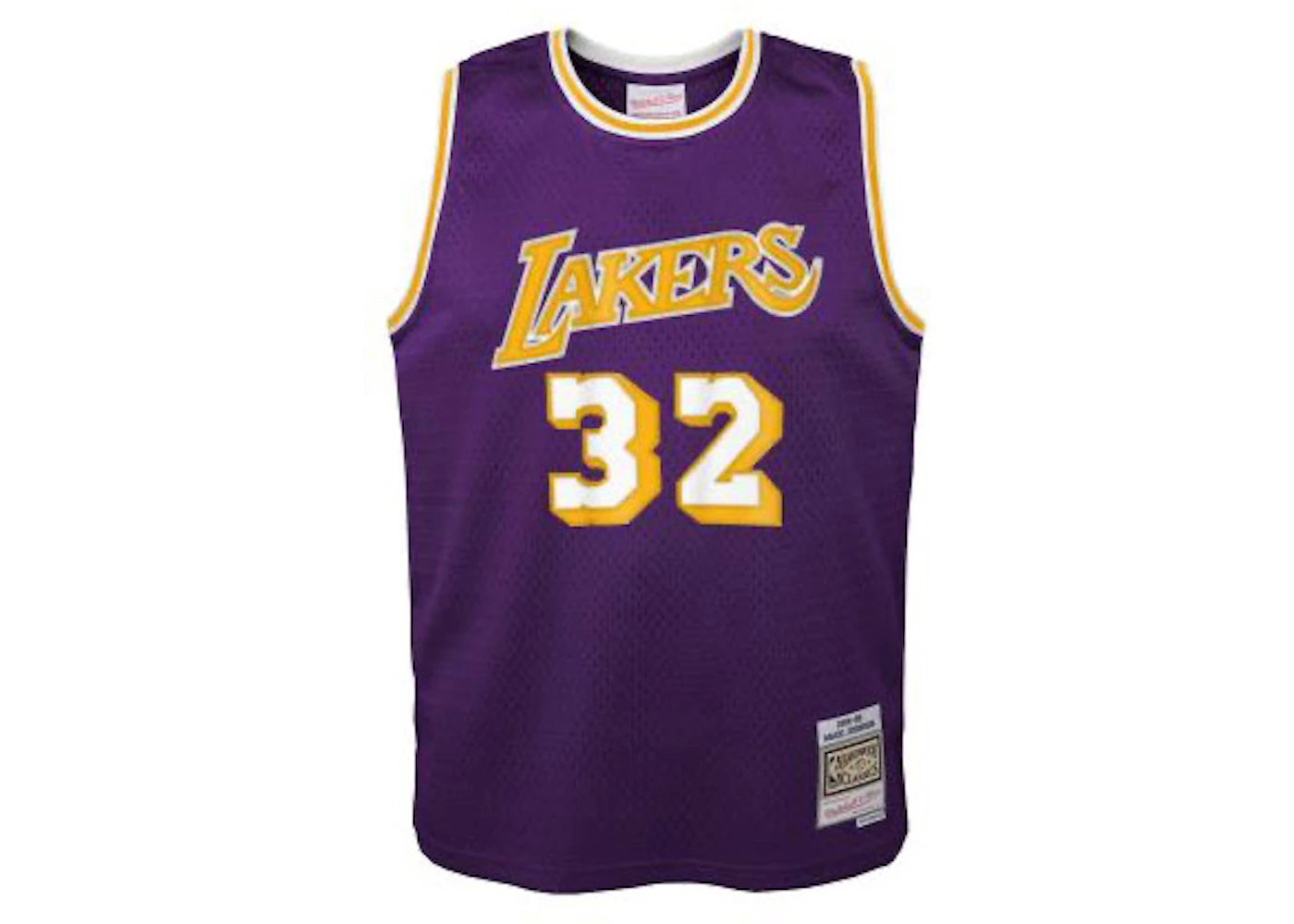 Mitchell & Ness NBA Kids Los Angeles Lakers Magic Johnson 1984-85 Swingman Road Jersey Purple