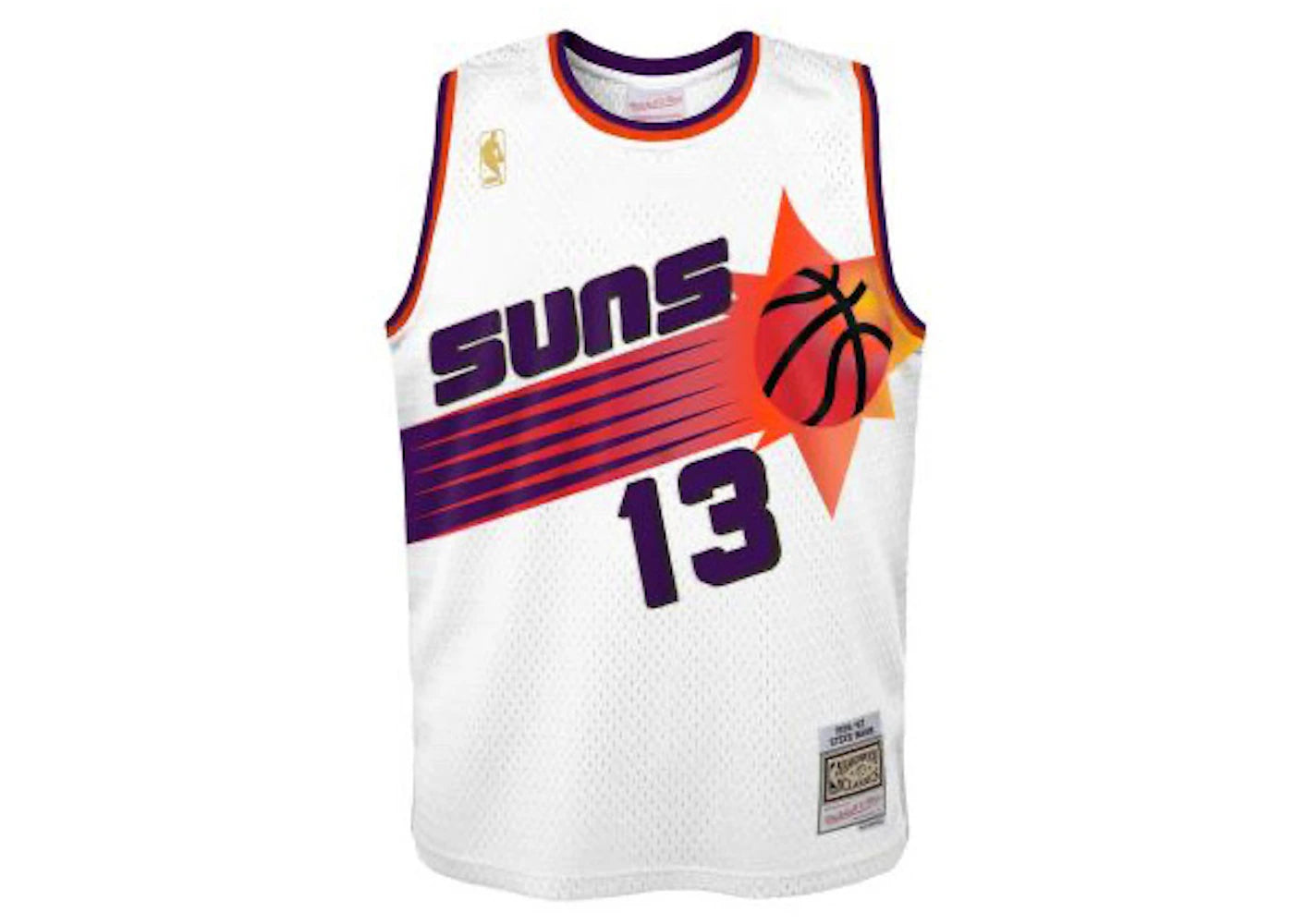Mitchell & Ness NBA Kids Phoenix Suns Steve Nash 1996-97 Swingman Home Jersey White