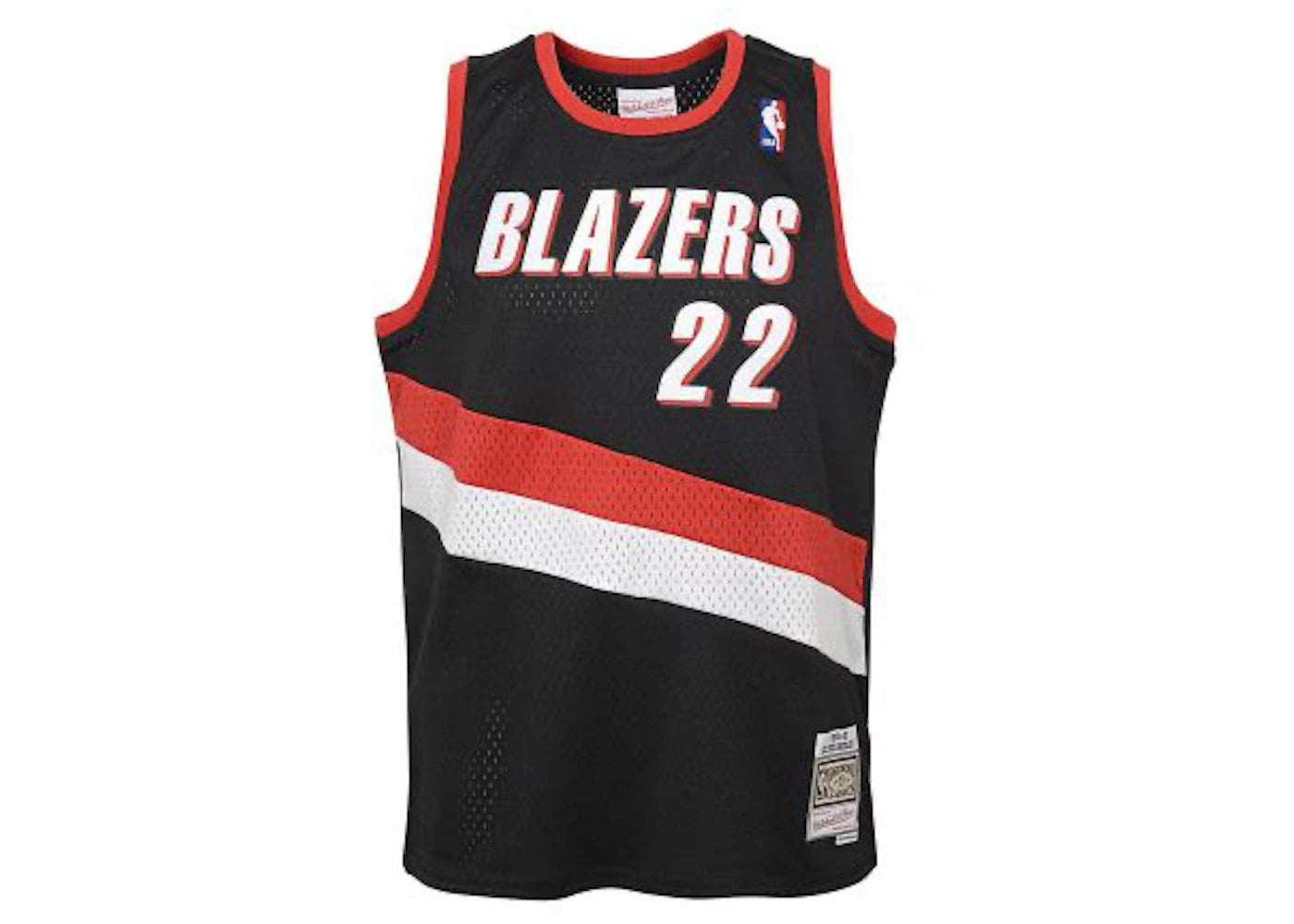 Mitchell & Ness NBA Kids Portland Trail Blazers Clyde Drexler 1991-92 Swingman Road Jersey Red