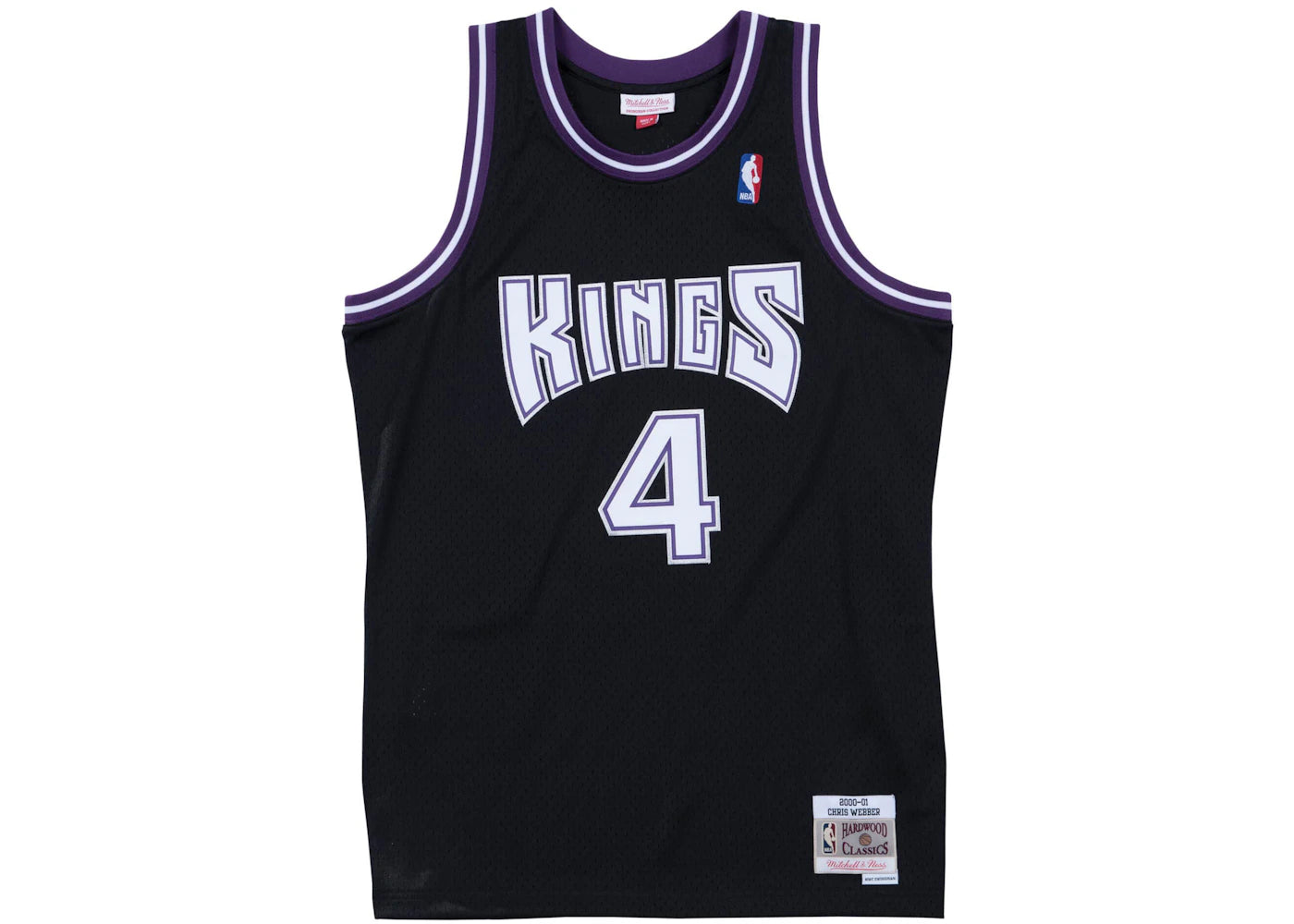 Mitchell & Ness Sacramento Kings Road 2000-01 Chris Webber Swingman Jersey Black