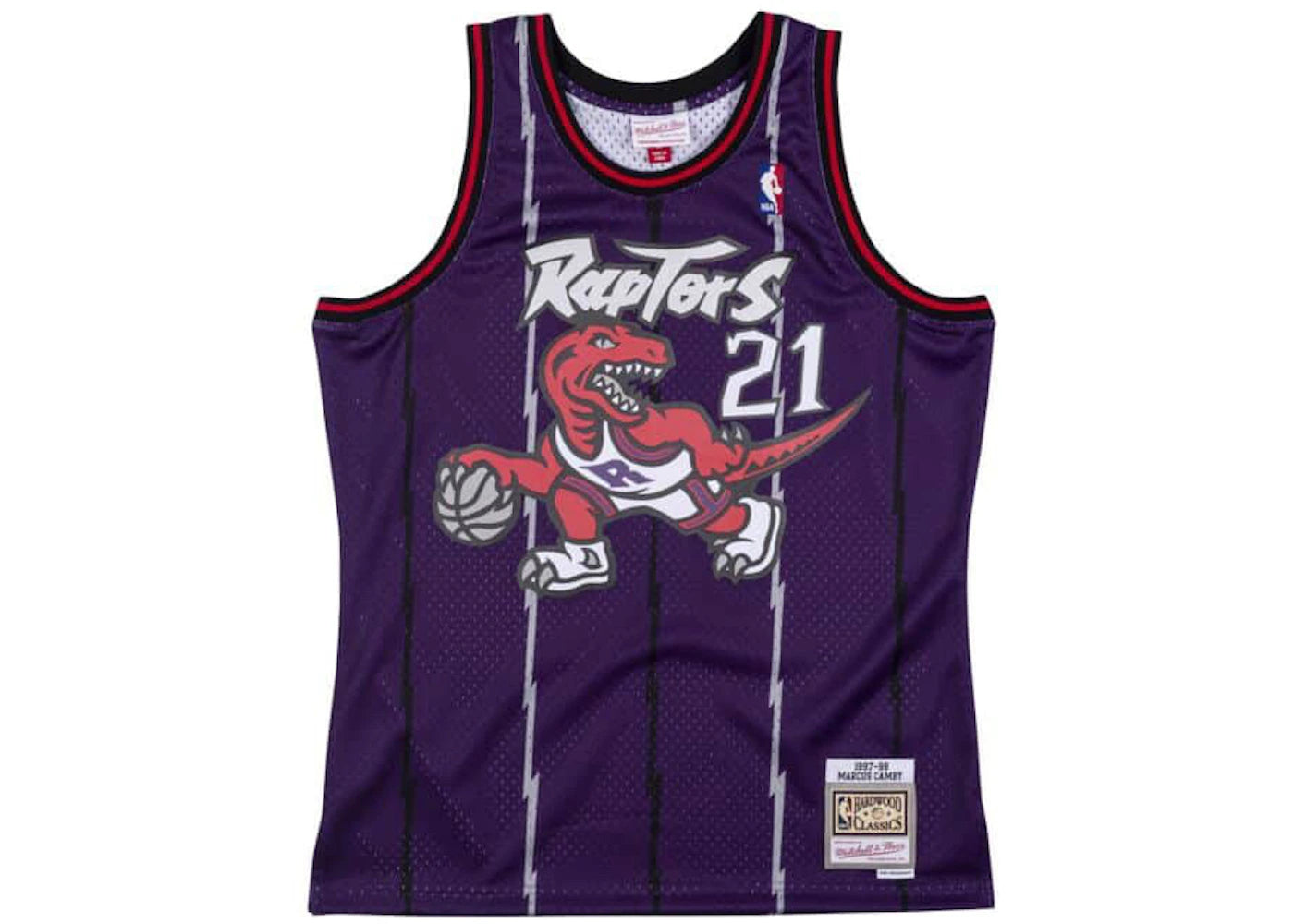 Mitchell & Ness Toronto Raptors 1998-99 Marcus Camby Swingman Jersey Purple