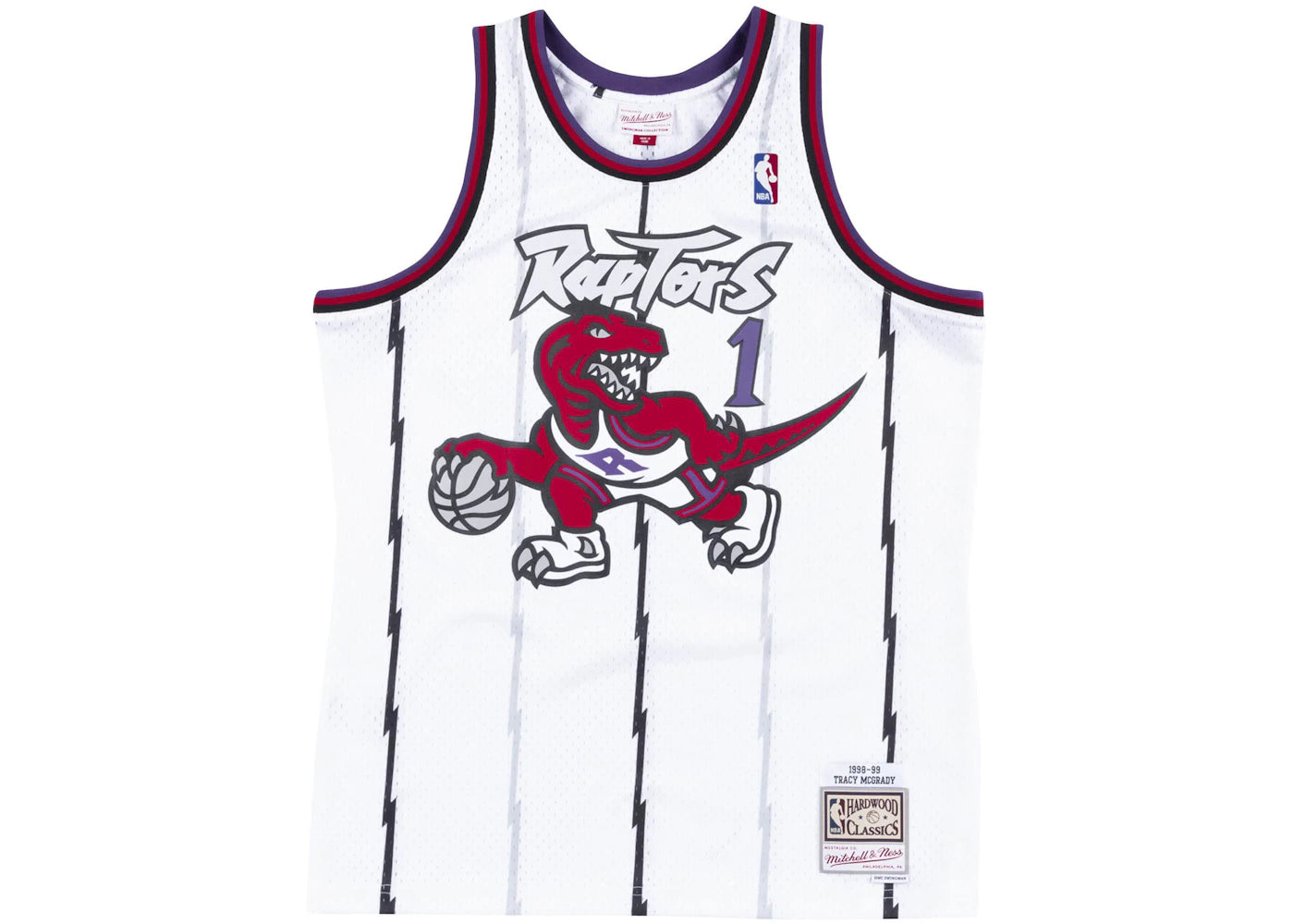 Mitchell & Ness Toronto Raptors 1998-99 Tracy McGrady Swingman Jersey White