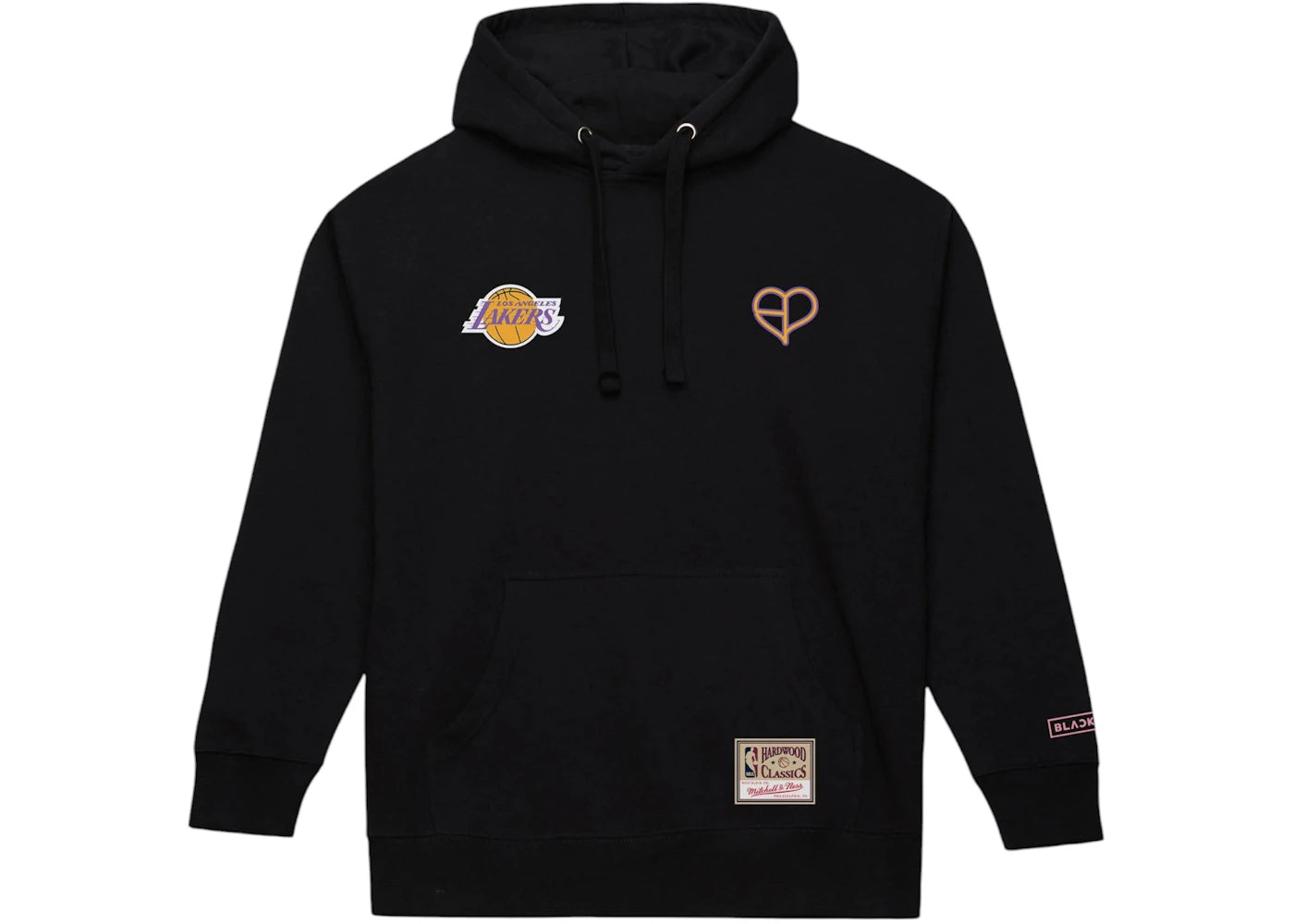 Mitchell & Ness x BLACKPINK Los Angeles Lakers Hoodie Black