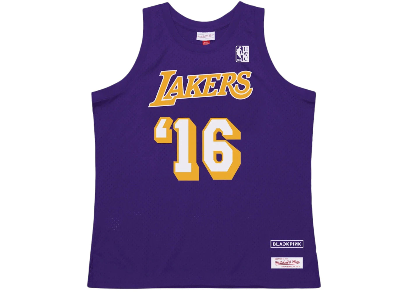 Mitchell & Ness x BLACKPINK Los Angeles Lakers Jersey Purple