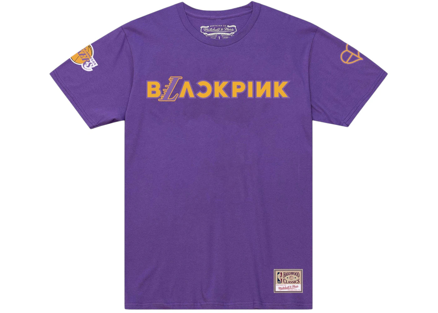 Mitchell & Ness x BLACKPINK Los Angeles Lakers Tee Purple