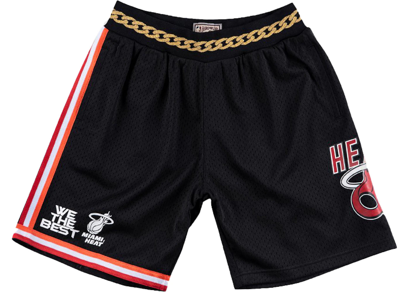 Mitchell & Ness x DJ Khaled x Miami Heat Swingman Shorts Black