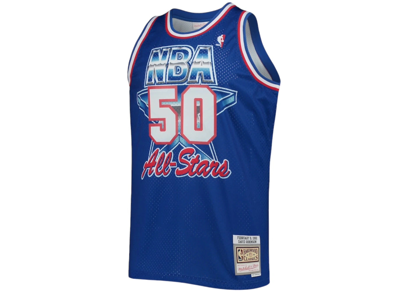 Mitchell & Ness x NBA Western Conference David Robinson Hardwood Classics 1992 All-Star Game Swingman Jersey Royal Blue