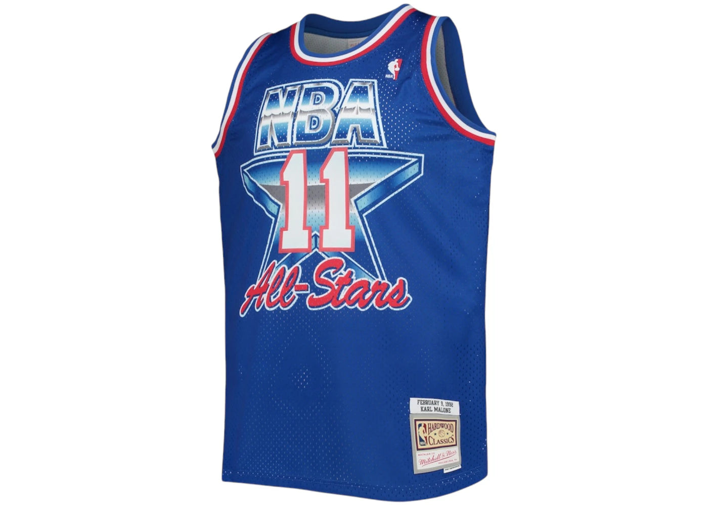 Mitchell & Ness x NBA Western Conference Karl Malone Hardwood Classics 1992 All-Star Game Swingman Jersey Royal Blue