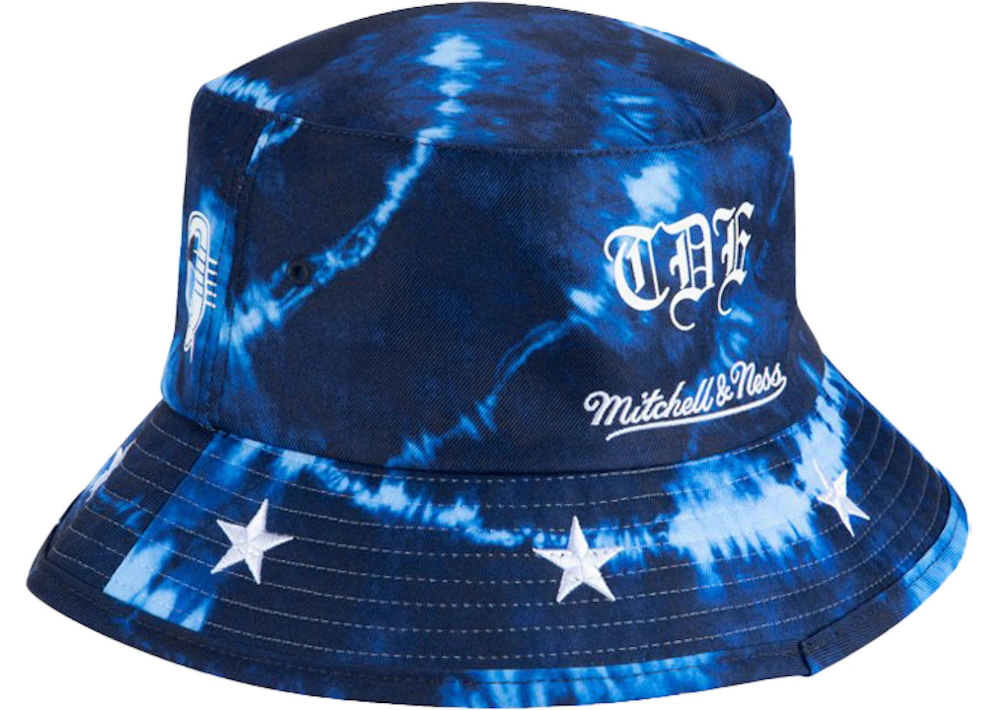 Mitchell & Ness x Schoolboy Q X Los Angeles Lakers Bucket Hat Blue Tie Dye