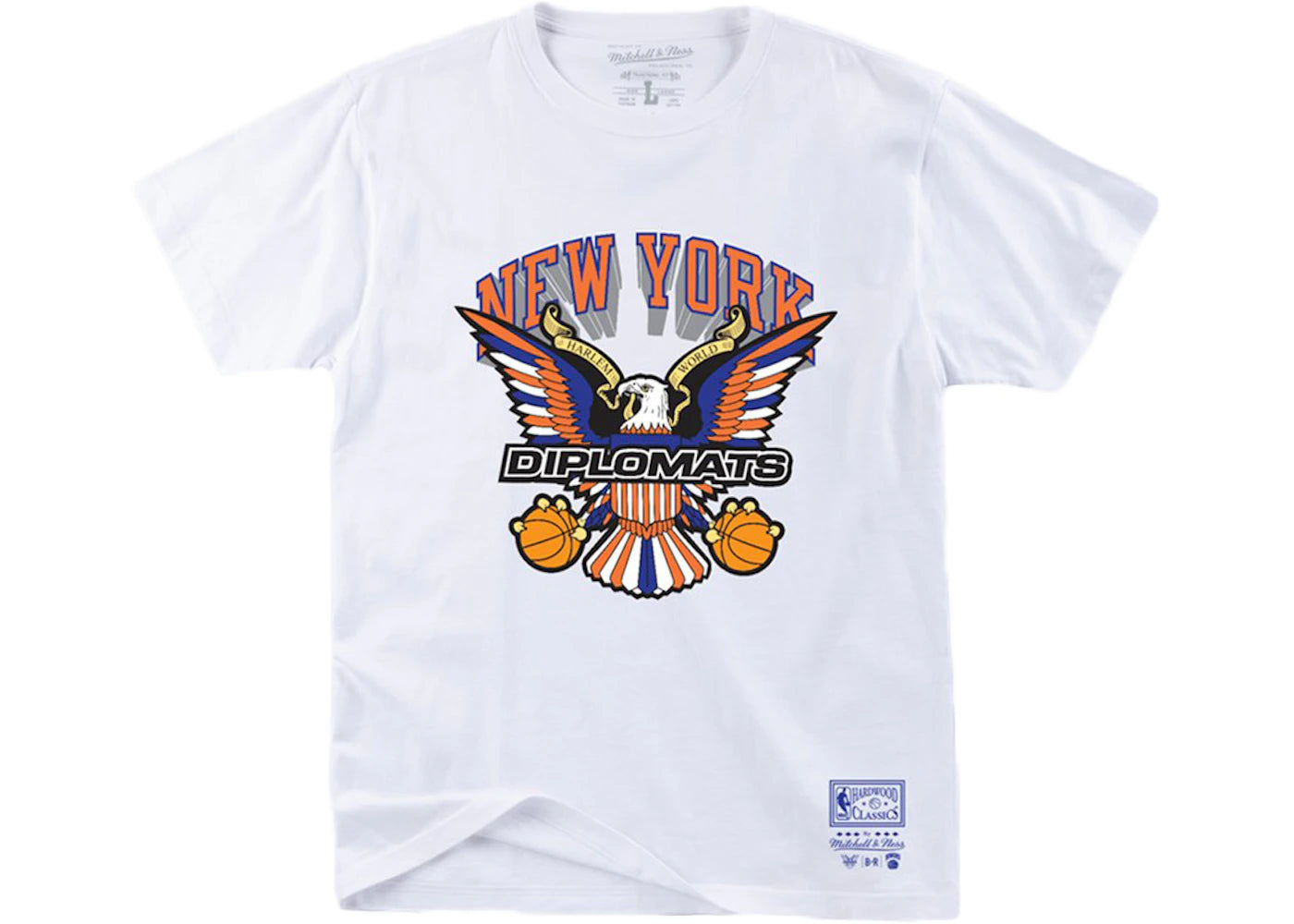 Mitchell & Ness x The Diplomats x New York Knicks T-Shirt White