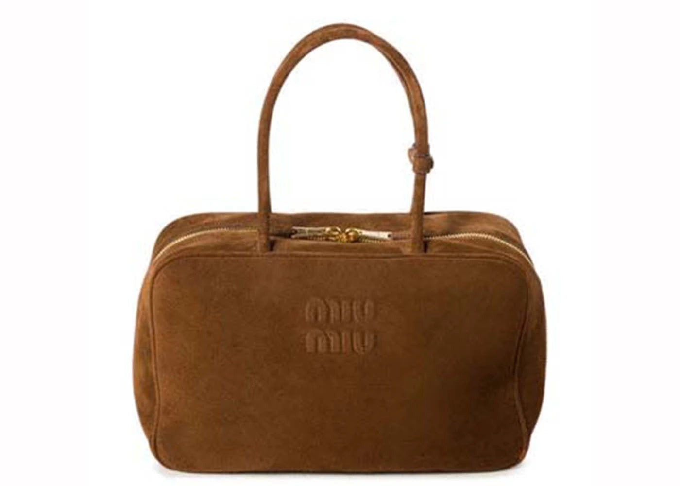 Miu Miu Suede Beau Bag Cacao