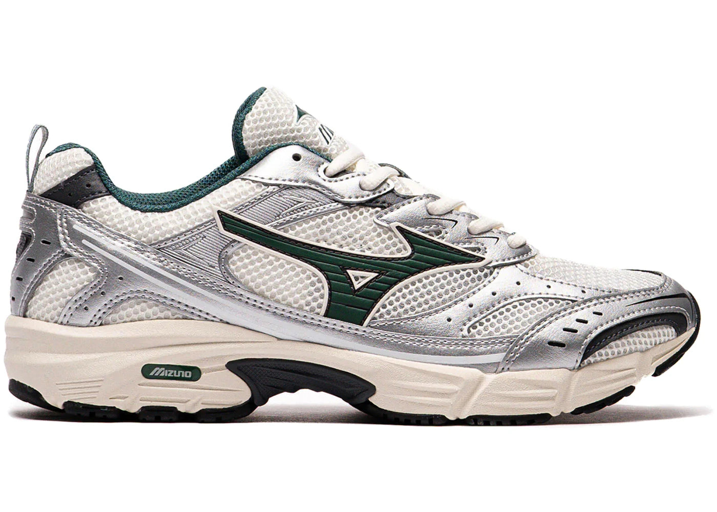 Mizuno MXR Snow White Bistro Green Silver
