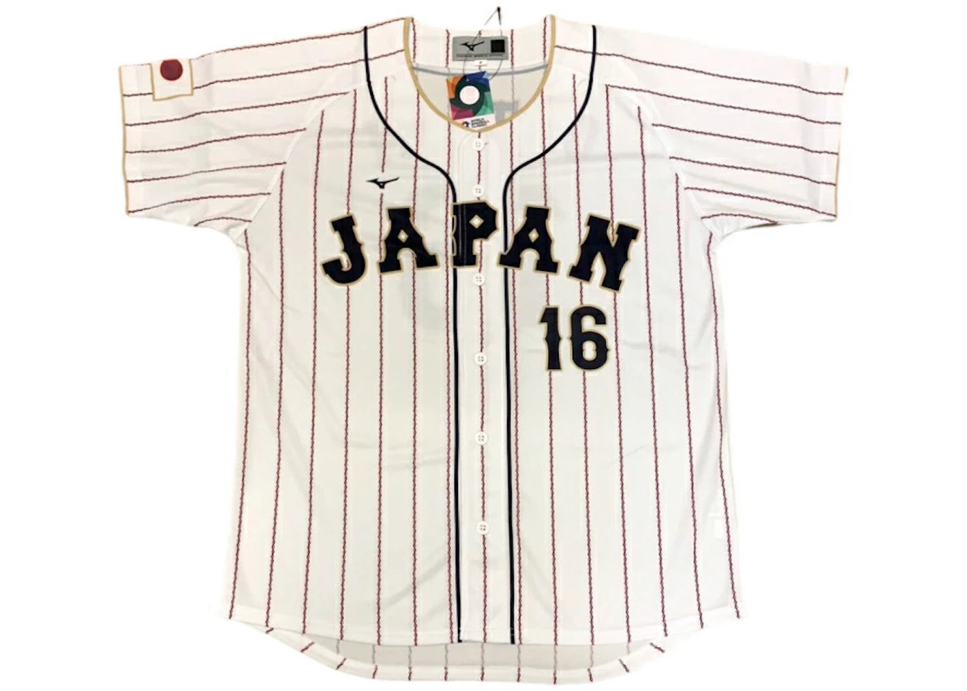 Mizuno Samurai Japan WBC 2023 Ohtani Shohei 16 Replica Jersey White