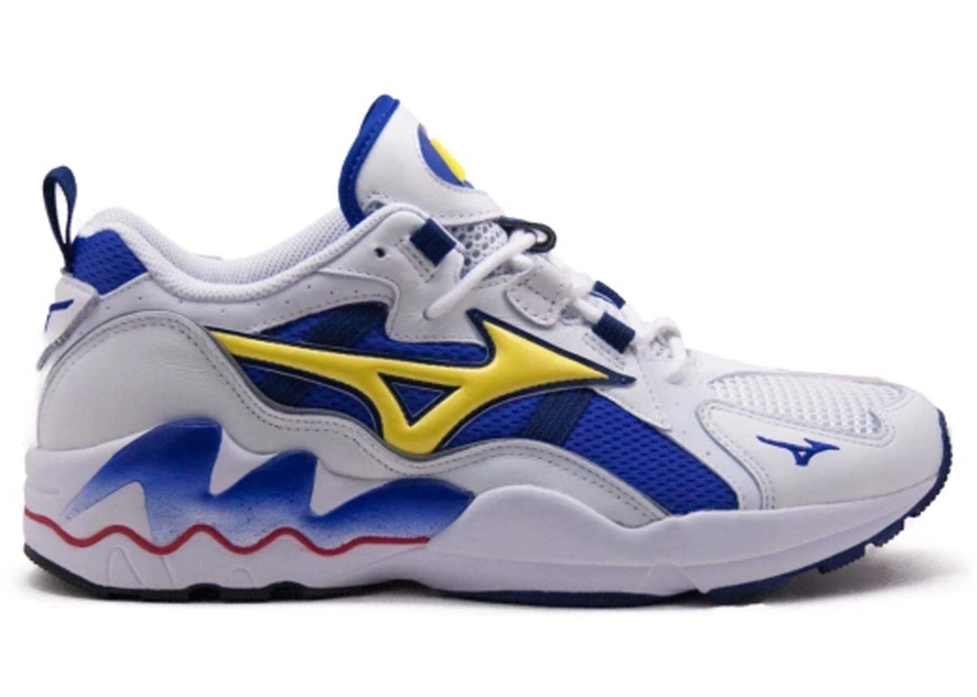Mizuno Wave Rider White Blue Yellow