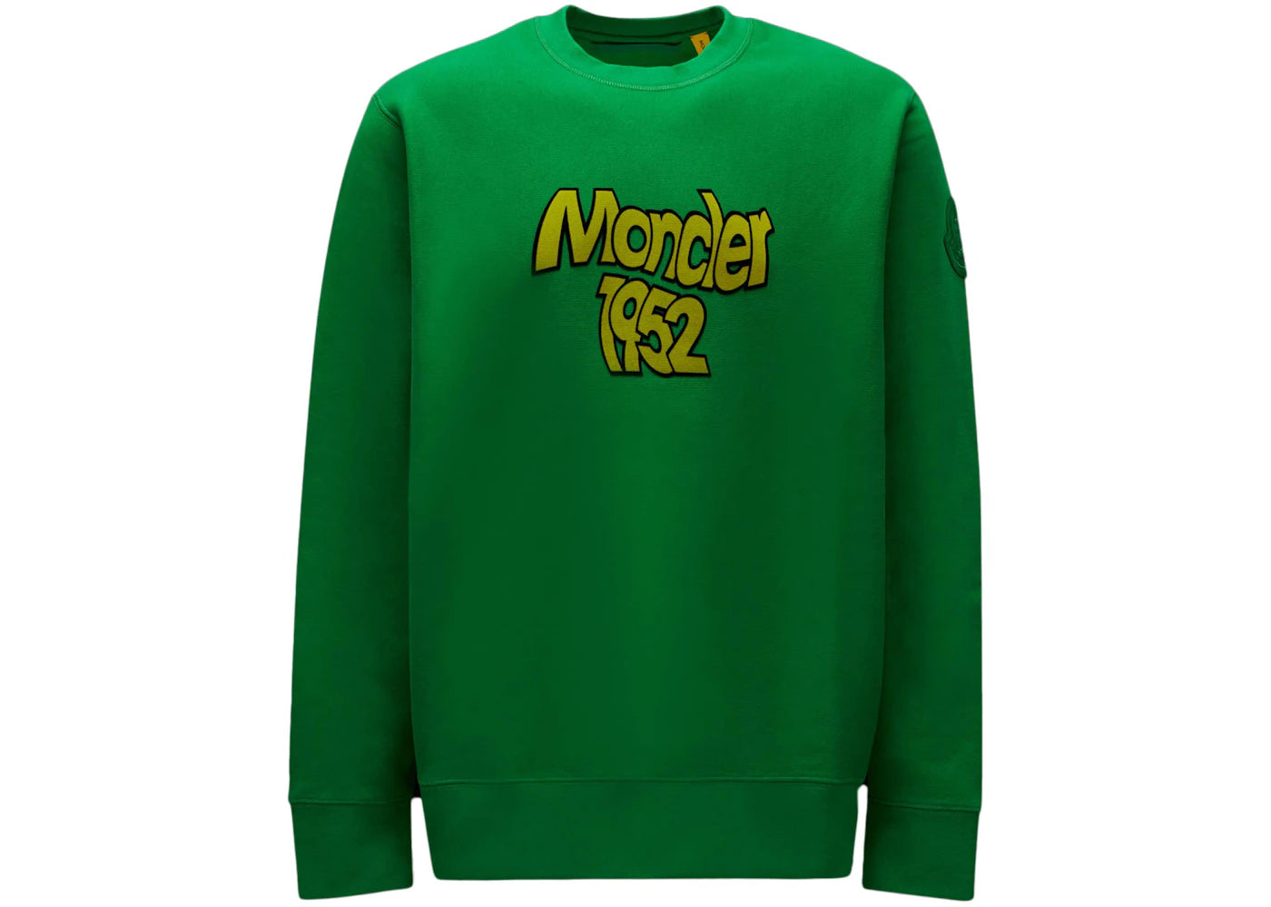 Moncler 1952 Logo Sweatshirt Green/Yellow