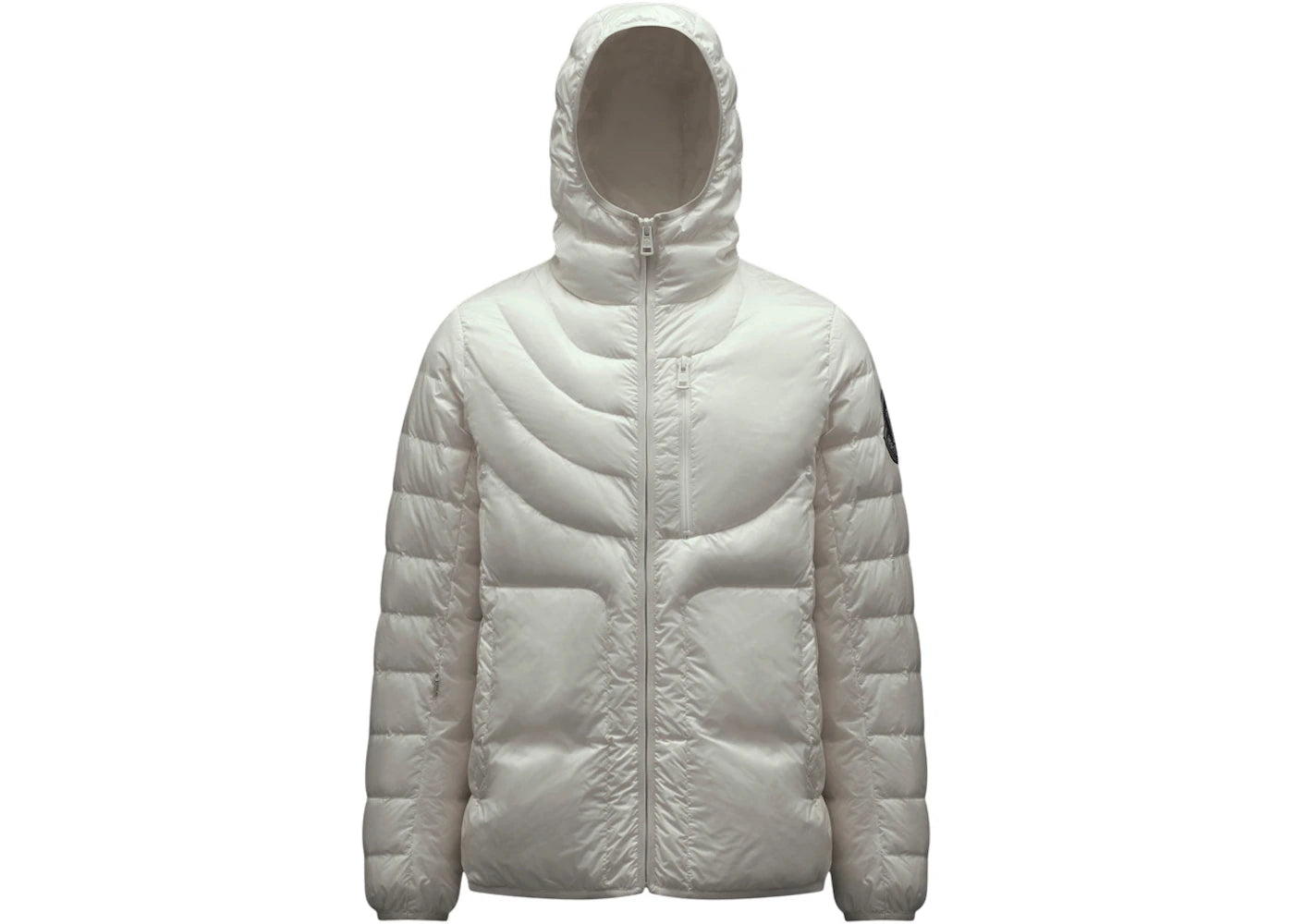 Moncler 2 Genius 1952 Man Hissu Short Down Jacket Snow White