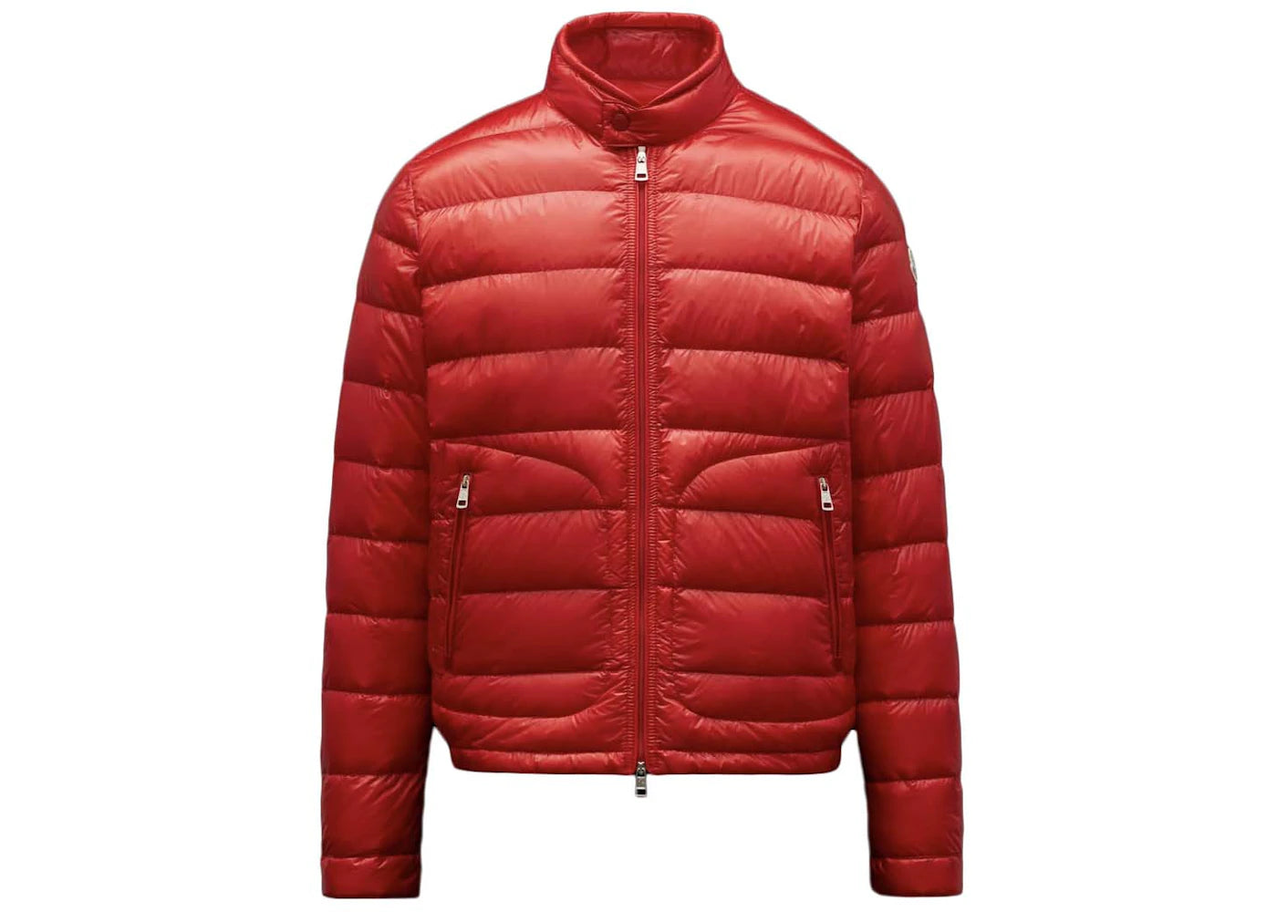 Moncler Acorus Short Down Jacket Chili Red