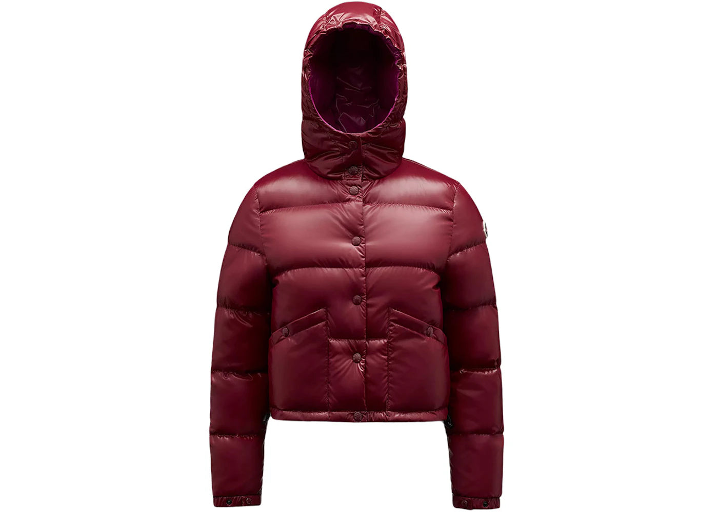 Moncler Women's Bardanette Short Down Jacket Garnet Red