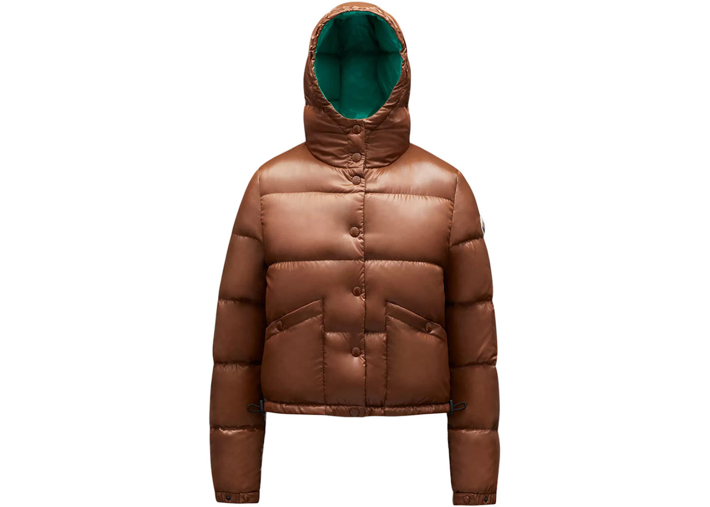 Moncler Women's Bardanette Short Down Jacket Walnut Brown