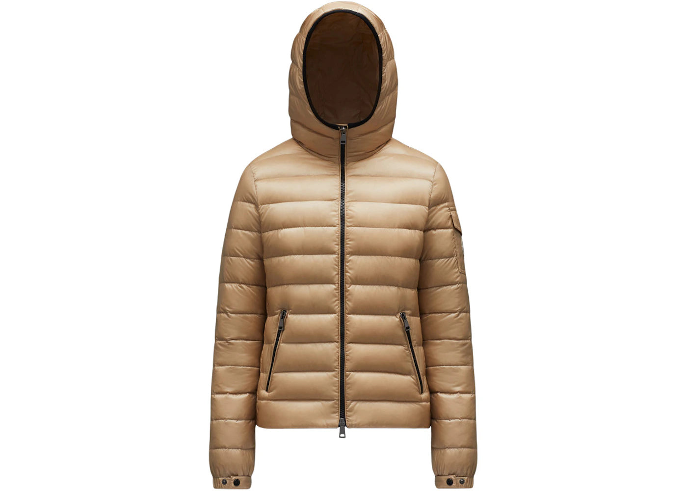 Moncler Women's Bles Short Down Jacket Natural Camel Beige