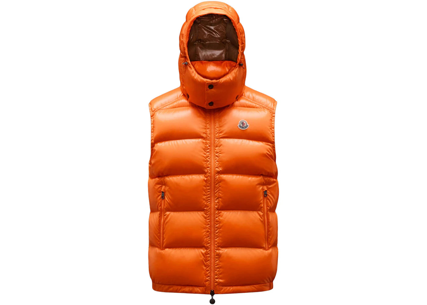 Moncler Bormes Down Vest Bright Orange