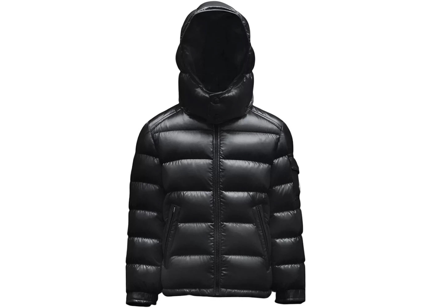 Moncler Boy's New Maya Short Down Kid's  Jacket Black