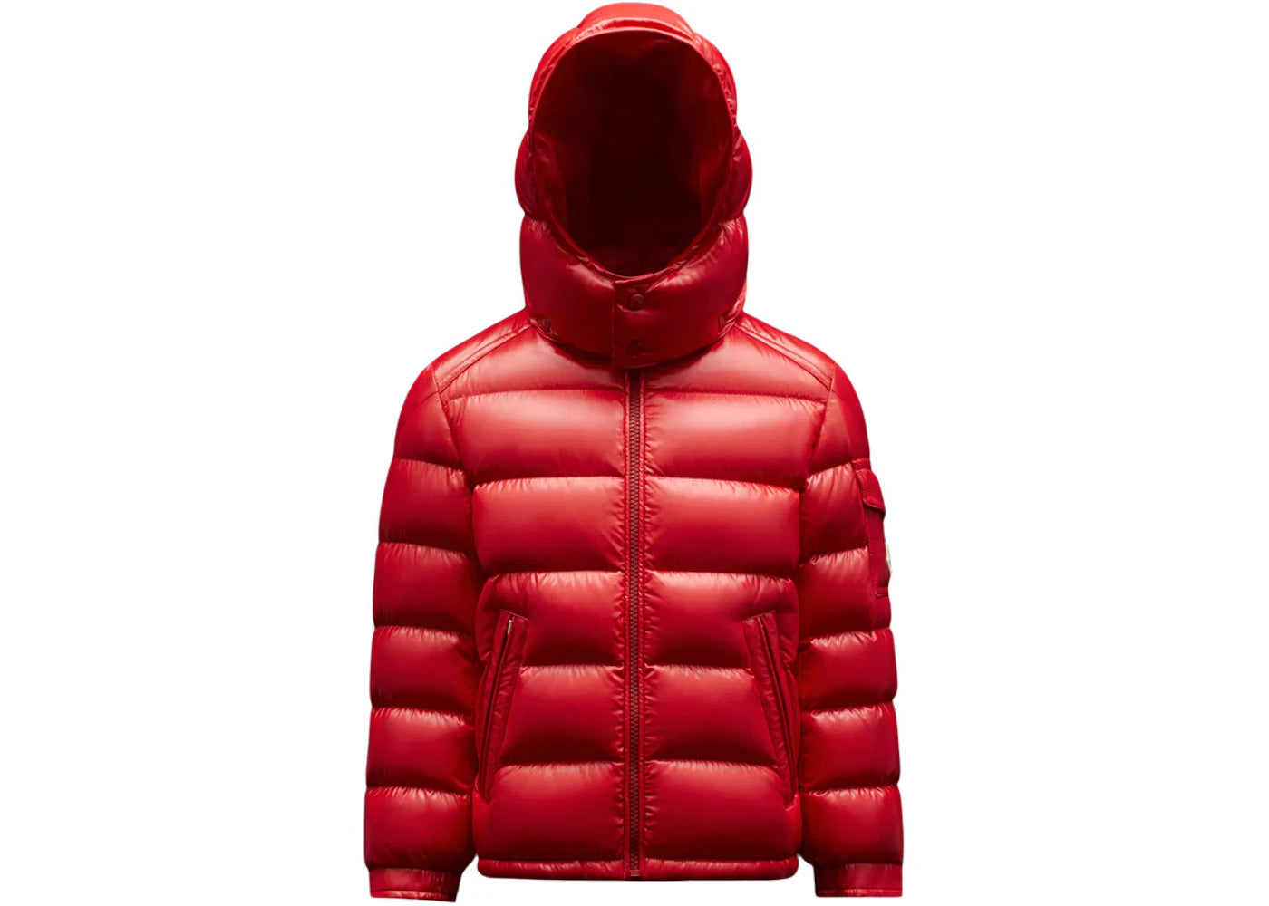 Moncler Boy's New Maya Short Down Kid's Jacket Red