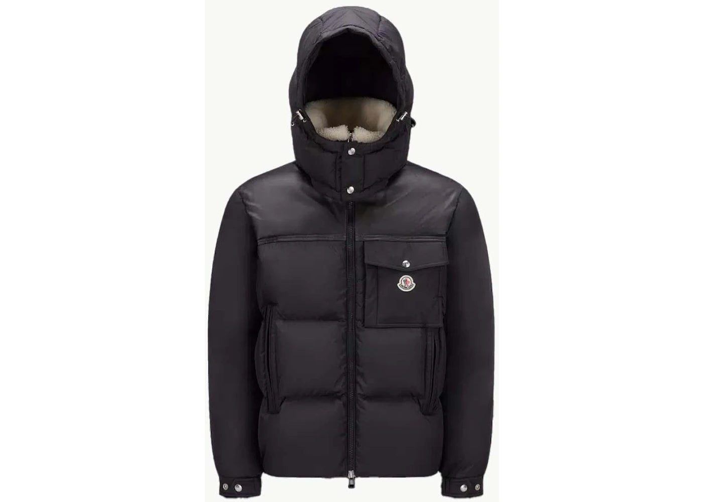 Moncler Braye Short Down Jacket Black