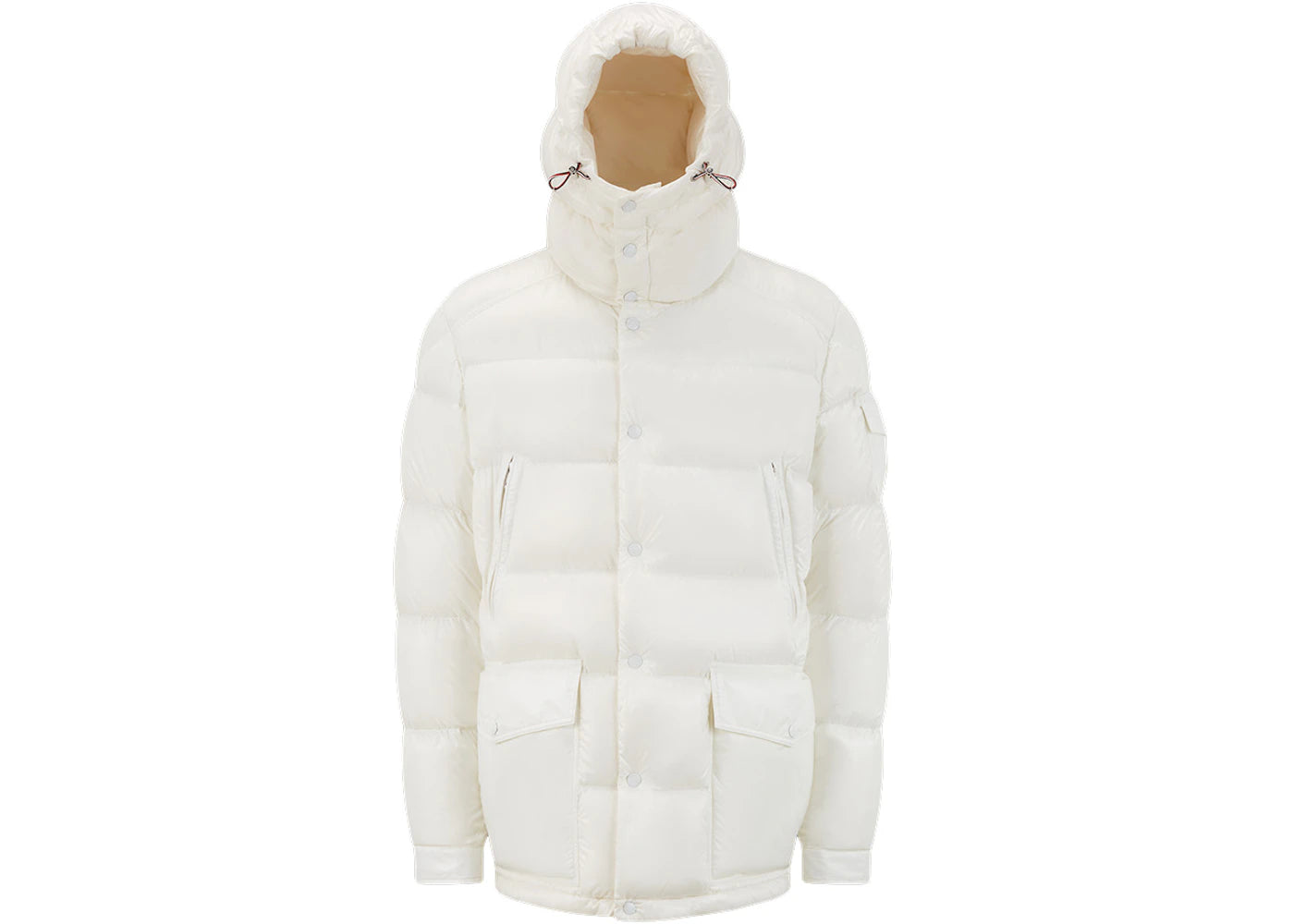 Moncler Chiablese Short Down Jacket Milk White