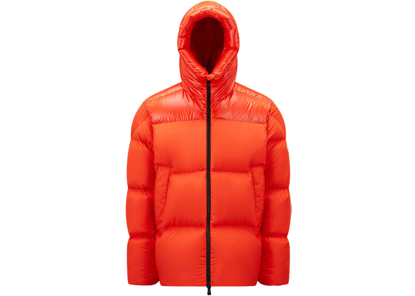 Moncler Damavand Short Down Jacket Bright Orange