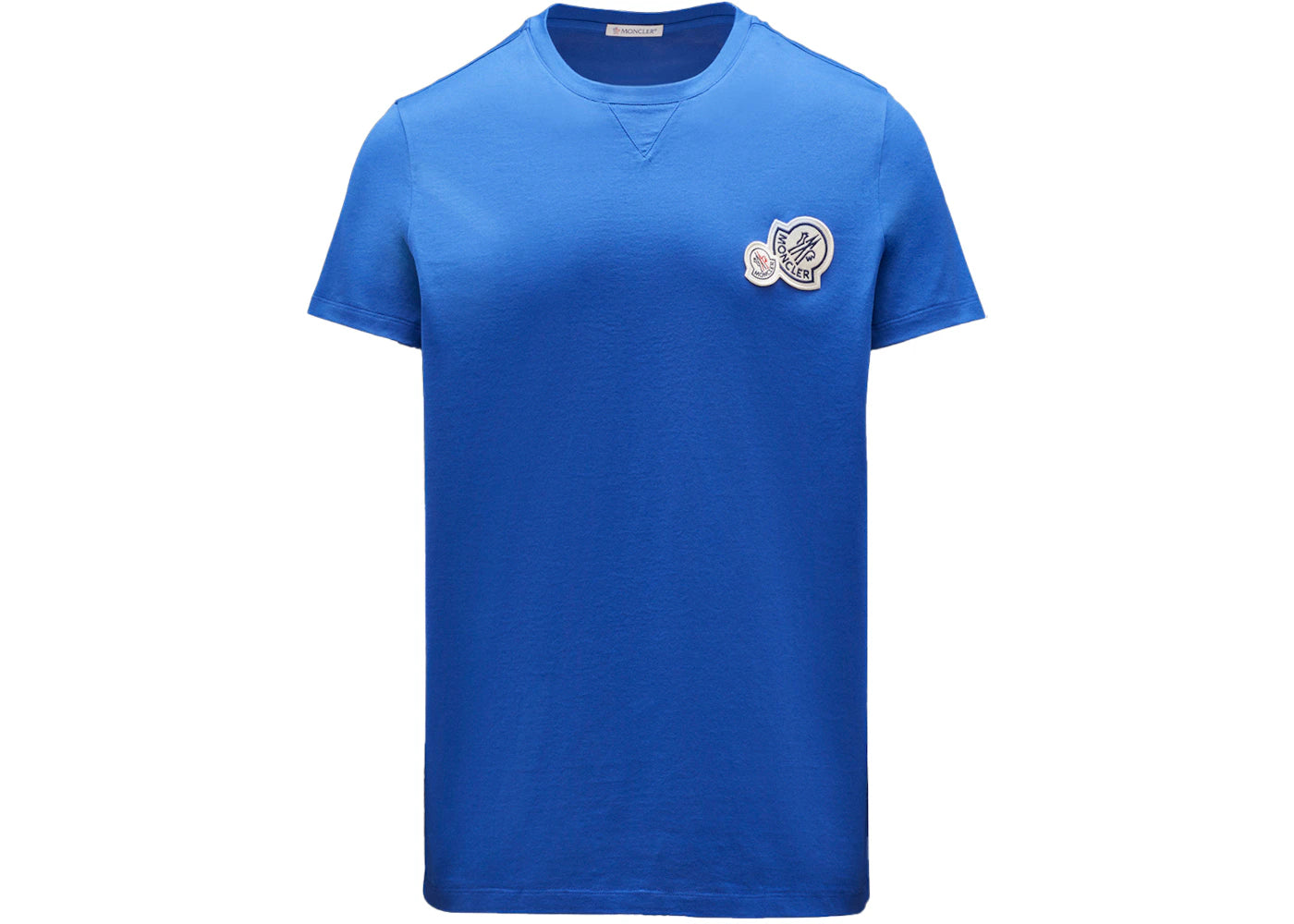 Moncler Double Logo T-Shirt Ink Blue