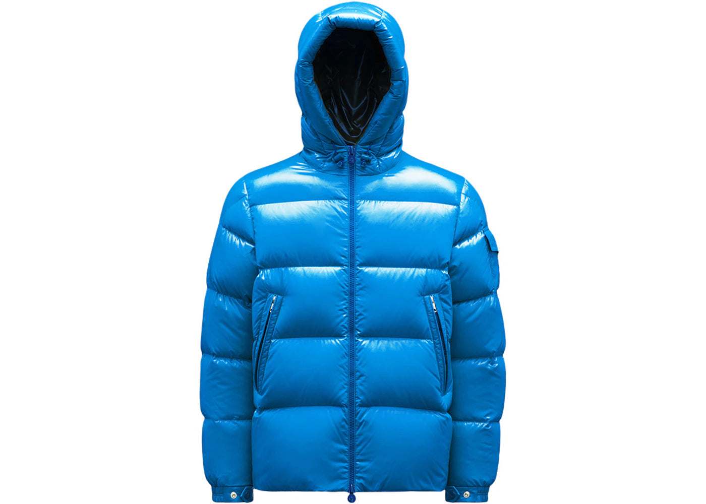 Moncler Ecrins Short Down Jacket Light Blue